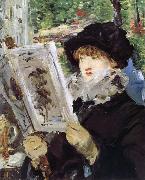 La Lecture de l-Illustre Edouard Manet
